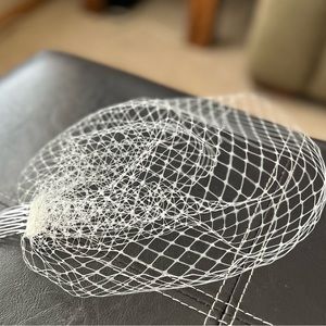 9” Ivory Birdcage Wedding Veil - Special Made - Never Worn